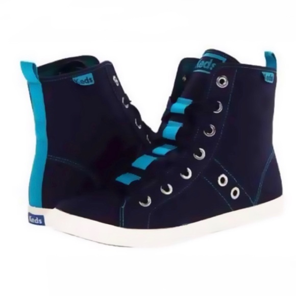 Keds Shoes - Keds Navy Rookie Loop De Loop Hightop Sneakers